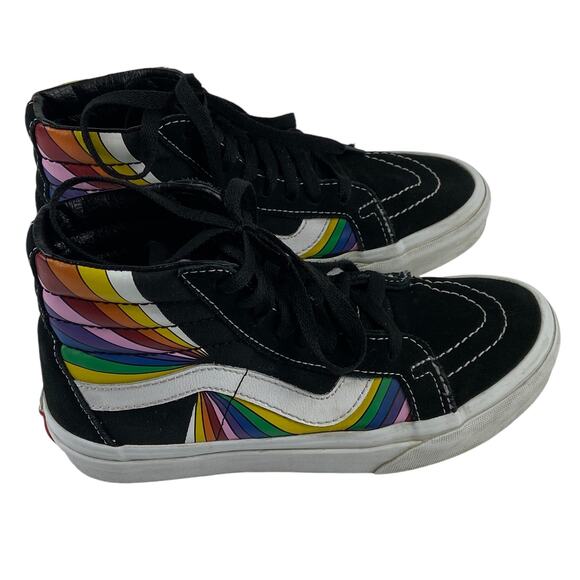 Vans SK8 Hi Refract Multicolor Skateboard Shoes Size Unisex Mens 4 Womens 5.5 - Picture 1 of 8